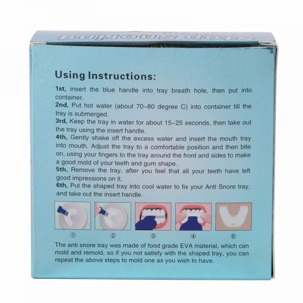 Mouth guard instructions